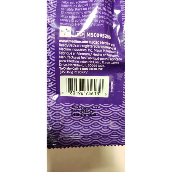 LOT OF 2 Medline ReadyBath Conditioning Shampoo Scented Cap pH balanced Formula - Picture 3 of 4